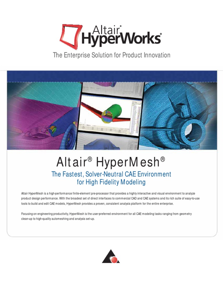 Altair Hypermesh: The Enterprise Solution For Product Innovation | PDF ...