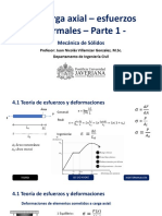 4 Carga Axial - Esfuerzos Normales - Parte 1 PDF