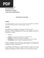 Cours Mycologie (3ème Année Médecine)