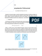 Interpolación polinominal Citedi-IPN