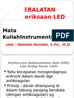 Peralatan Pemeriksaan Led: Mata Kuliahinstrumentasi