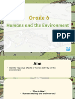 Humans and The Environment - Negative Effects - Session 2