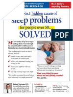 Sleep Problems Solved!: The No.1 Hidden Cause of For People Over 50