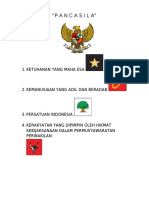 "Pancasila": 1. Ketuhanan Yang Maha Esa