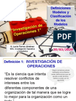 IO1 - Presentacion 1-Clasificacion Modelos PDF