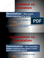 Connotation and Denotation