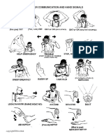 Underwater Communication and Hand Signals: Diverlink