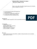 Guía de Estudio No. II / COMUNICACIÓN Y LENGUAJE 3ro. Básico A y B