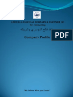 Company Profile: Abdulla Faleh Al Dossary & Partner Co