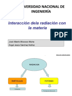 Interaccion Radiacion Materia