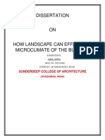 Dissertation: Sunderdeep College of Architecture