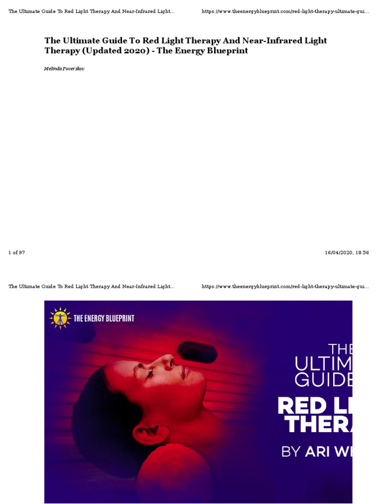 IR Light Therapy PDF PDF Spectrum Reactive Oxygen