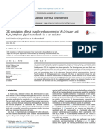 CFD Simulation of Heat Transfer Enhancement of Al2O3 Water andAl2O3ethylene Glycol Nanofluids in A Car Radiator PDF