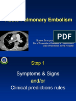 Acute Pulmonary Embolism Diagnosis and Treatment Guide