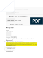 Evaluación Clase 2 Diplomado Dirección de Proyectos I