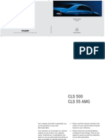 Bild in Der Größe 215x70 MM Einfügen: Operator's Manual CLS-Class