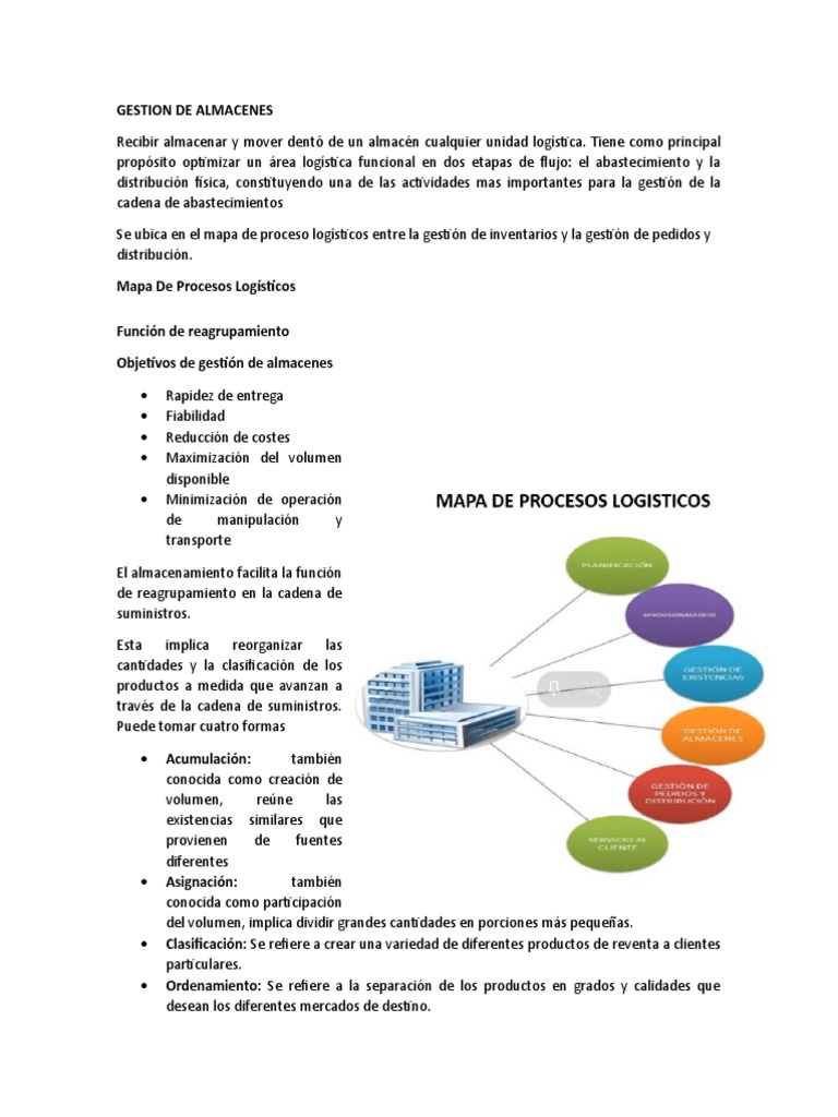 Gestión de Almacenes y Logística Eficiente | PDF | Logística | Almacén