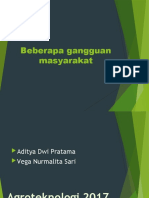 Beberapa Gangguan Masyarakat