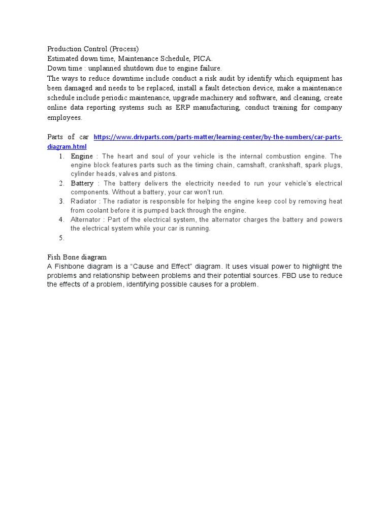 Production Control | PDF