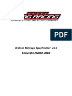 Welded Rollcage Specification v3.1