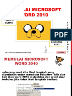 memulai microsoft word 2010