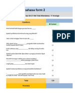 Quizizz: Peribahasa Form 2