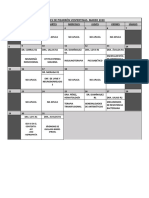 Clases de Pizarrón Vespertinas Marzo 2020