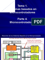 presentacion Tema 1. Parte 4. Sistemas Basados en el Microcontrolador