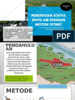 Status Mutu Air Hulu Sungai Siak