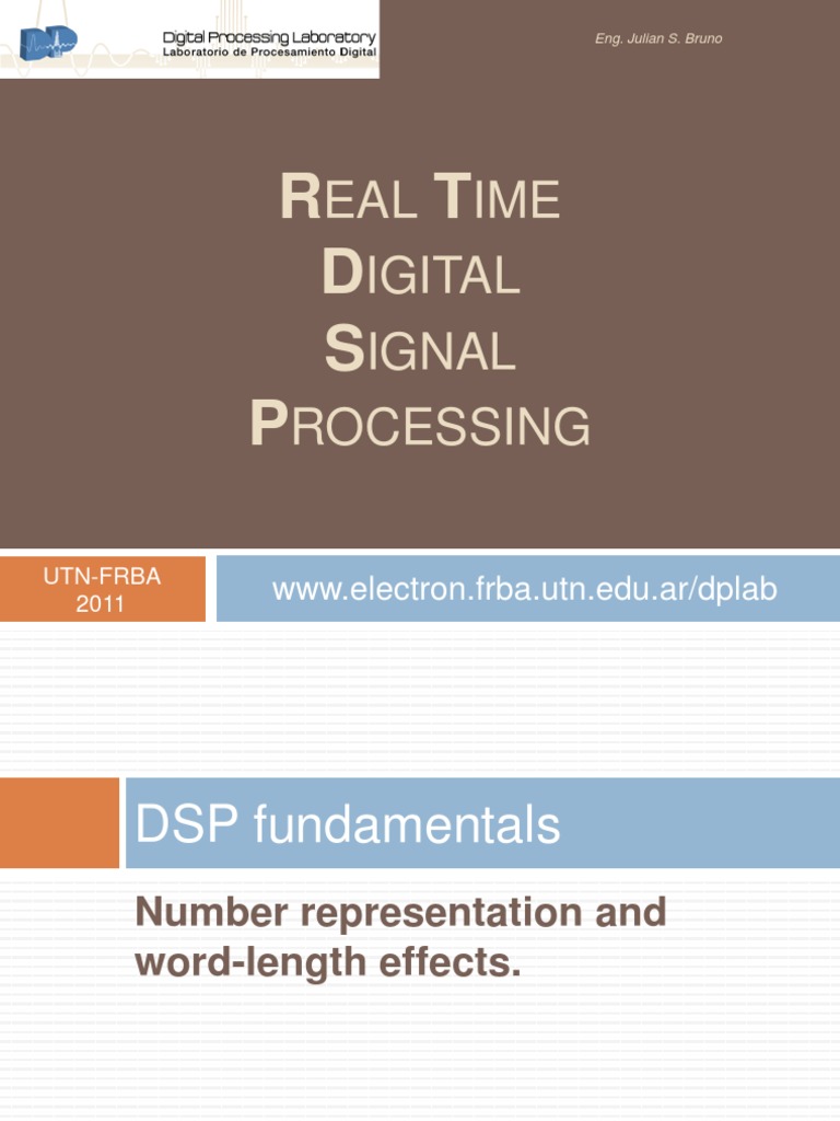 Real-Time Digital Signal Processing | PDF | Analog To Digital Converter ...