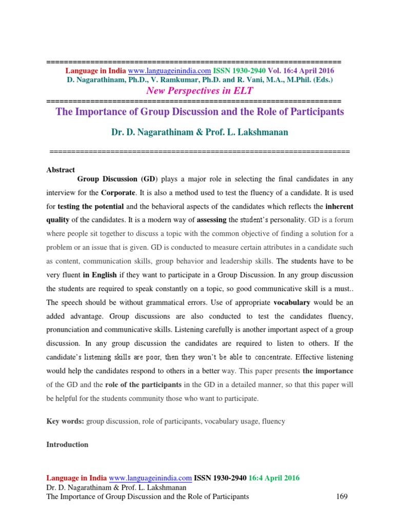 Group Discussion Importance & Tips | PDF | Fluency | Body Language