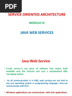 Service Oriented Architecture: Java Web Services