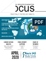 Rau's IAS Focus April 2020 PDF