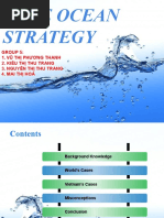 Blue Ocean Strategy: Group 5: 1. Vũ Thị Phương Thanh 2. Kiều Thị Thu Trang 3. Nguyễn Thị Thu Trang 4. Mai Thị Hoà