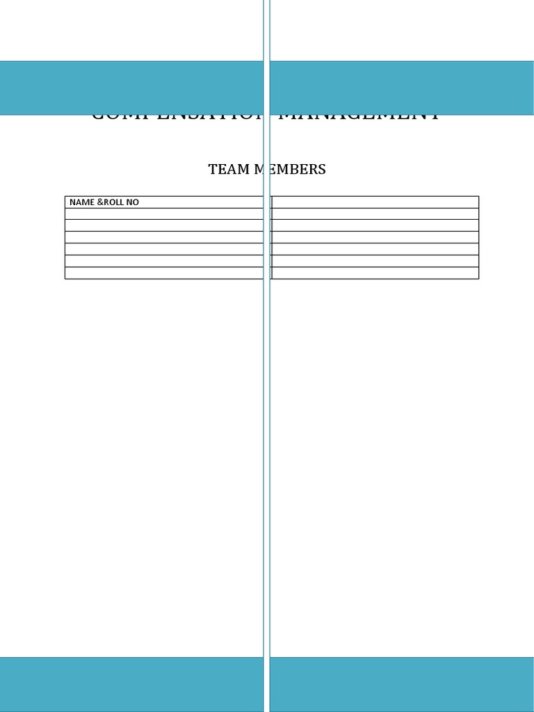 Compensation Management Team Members | PDF