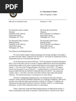 DOJ Justification Letter to FISC in July 2018