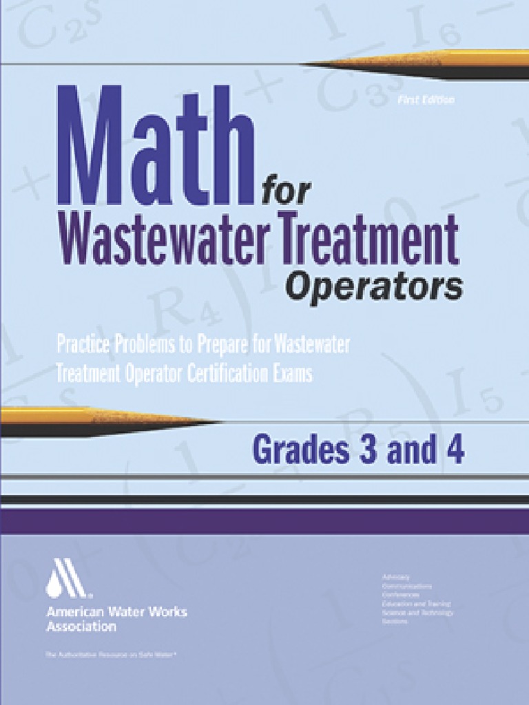 Math for wastewater treatment operators grades 3 and 4 practice