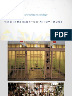 Primer On The Data Privacy Act (DPA) of 2012: Module 3: Privacy and Information Technology