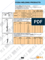 CHIYODA WELDING PRODUCTS Combination Welding and Cutting Torches Guide