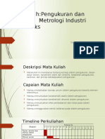 Pengukuran dan Metrologi Industri