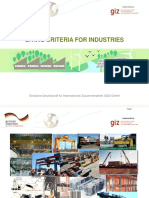 Siting Criteria For Industries: Deutsche Gesellschaft F Ür Internationale Zusammenarbeit (Giz) GMBH