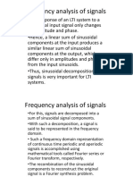 Frequency Analysis of Signals