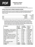 Capital Structure Analysis