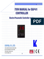 Instruction Manual For E&P-01 Instruction Manual For E&P-01 Controller