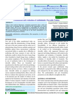 Formulation and Evaluation of Anthelmintic Chewable Tablets: ISSN 2231-5896 ©2012 IPS