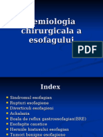 Semiologia Chirurgicala a Esofagului