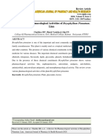 Pharmacological Activities of Bryophyllum Pinnatum Review