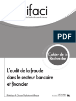 Cahier de La Recherche L Audit de La Fraude Banque Janv. 10 PDF