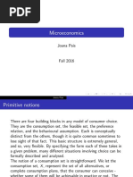 Microeconomics: Joana Pais