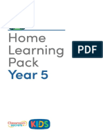 Year 5 Home Learning Pack PDF